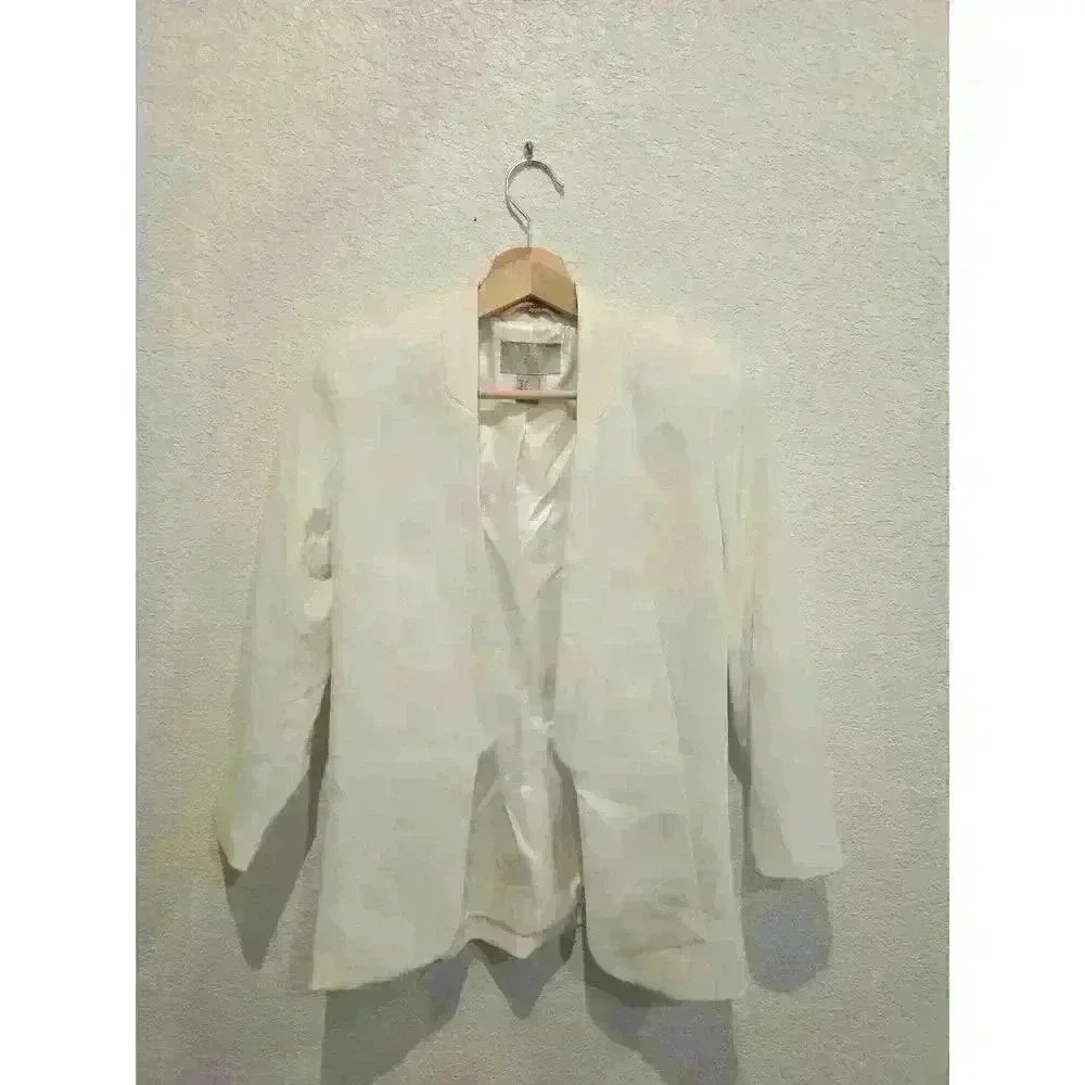 H&M White Blazer SZ 2